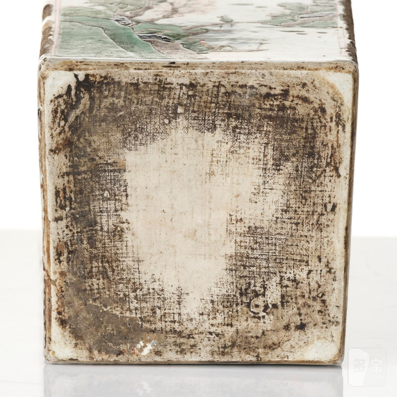 A large famille verte vase, - 图9